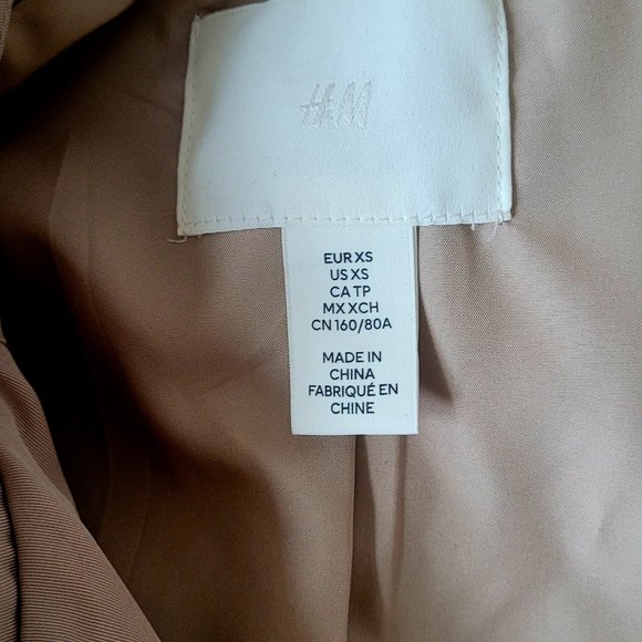 H and M trench coat size XS - Picture 6 of 7